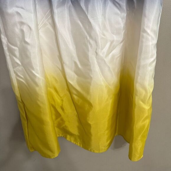 LOFT Ann Taylor silk ombré 3 color dress size 8 - Picture 5 of 7